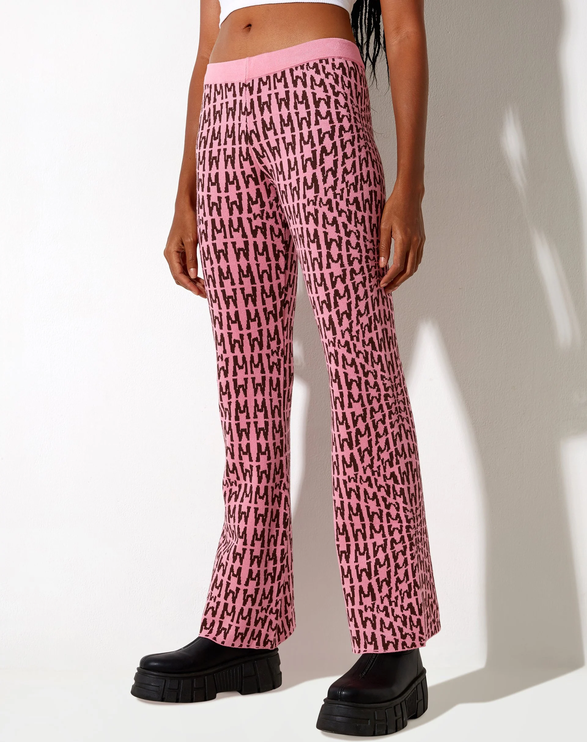 Yunia Trouser in Wavey M Pink - Image 3