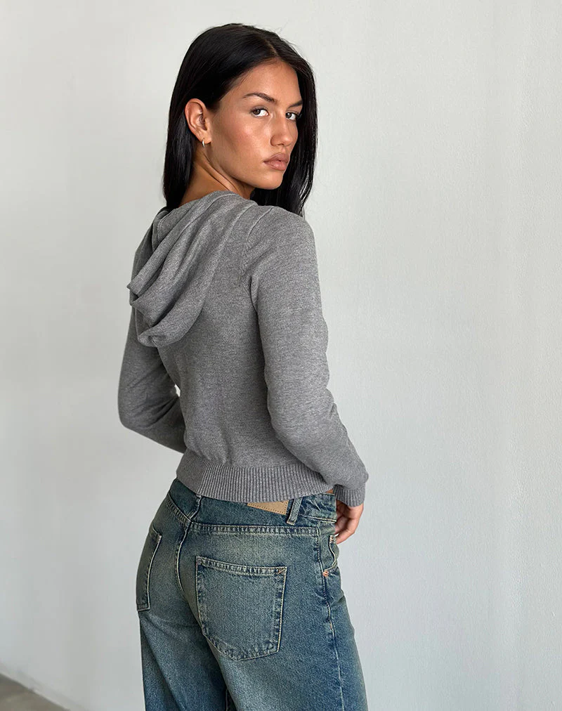 Zella Cardigan in Grey - Image 3