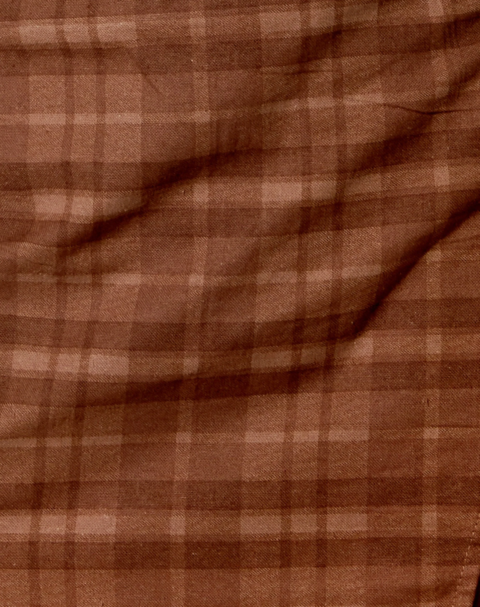 Zila Mini Skirt in Brown Check - Image 5