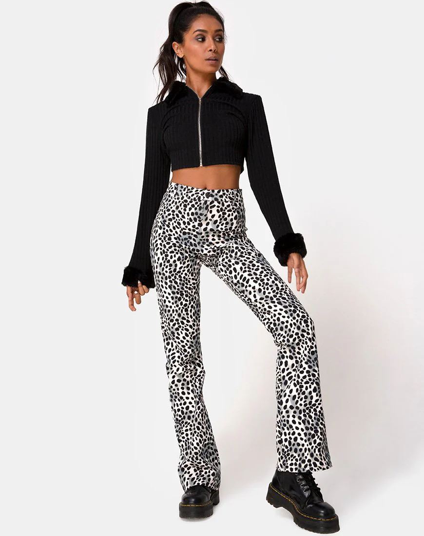 Zoven Trouser in Dalmatian - Image 3
