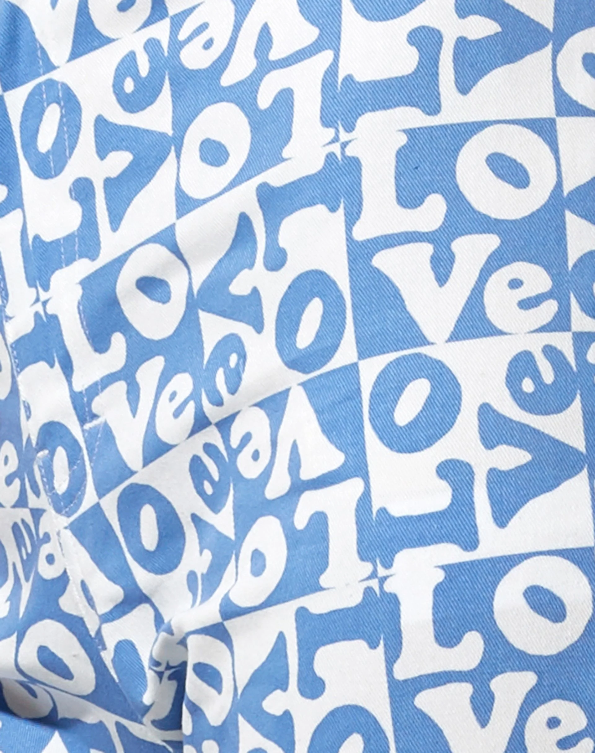 Zoven Trouser in Love Checker Blue - Image 7