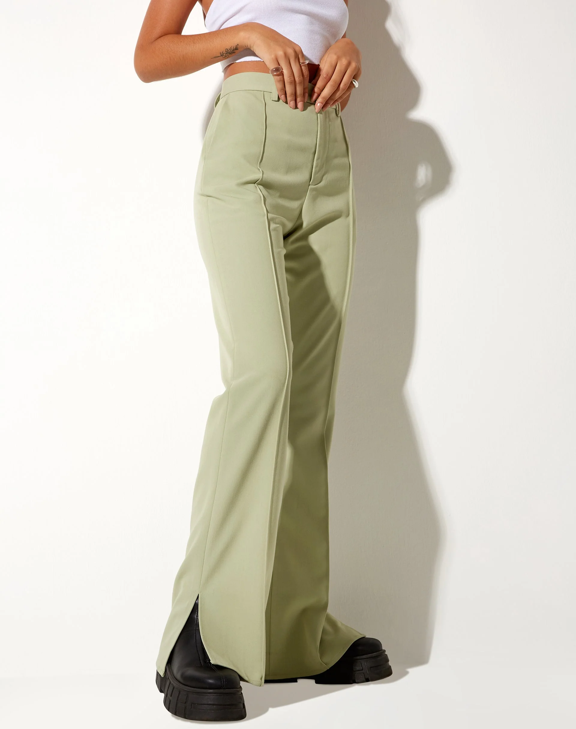 Zovey Trouser in Sage - Image 3
